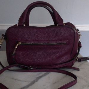 Plum Urban Expressions Leather Quinn Bag